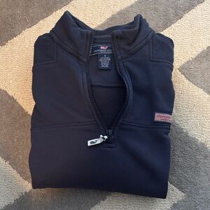 Vineyard Vines Men’s Navy Blue Quarter-Zip Pullover